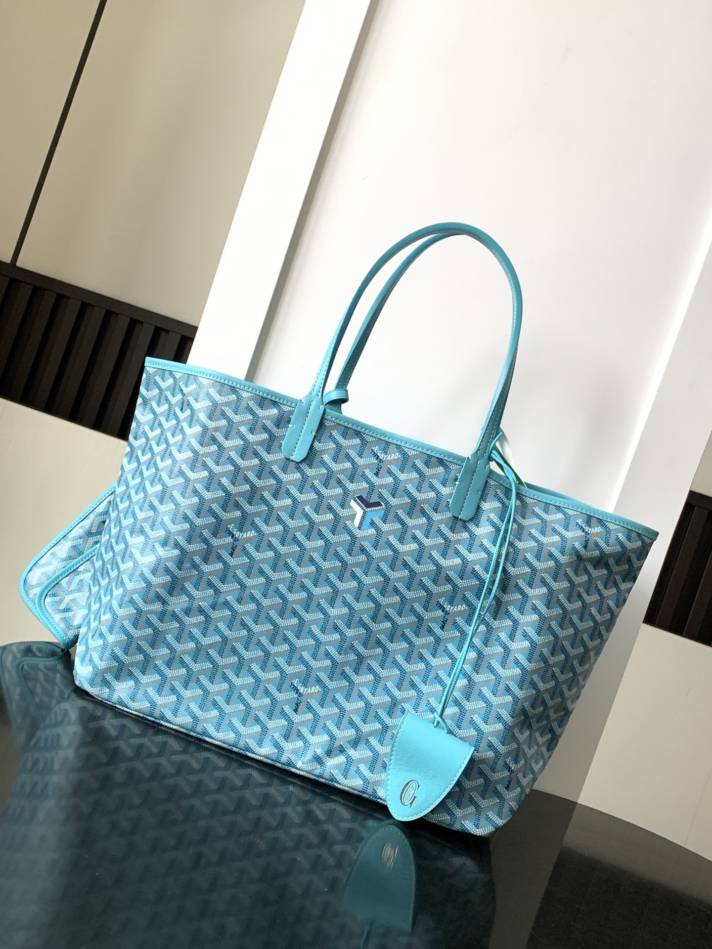 Saint Louis PM Tote Bag In Sky Blue